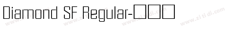 Diamond SF Regular字体转换